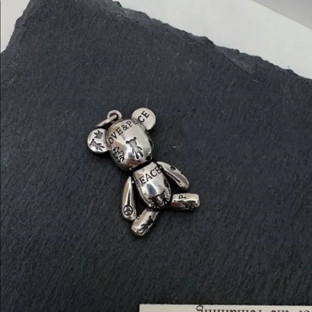 N/A silver teddy